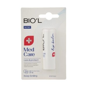 بالم لب بی رنگ بیول مدل Med Care با SPF15 وزن 4.8 گرم