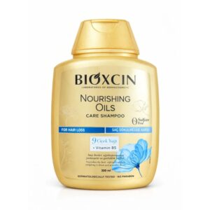 شامپو تقویت‌کننده و ترمیم‌کننده مو بیوکسین مدل Nourishing Oils Care حجم 300 میلی‌لیتر
